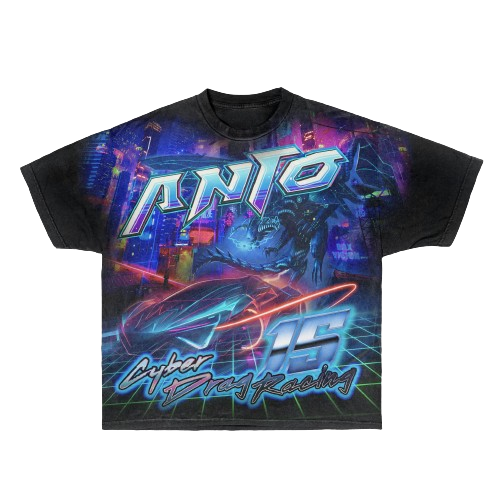 CYBER DRAG RACING GRAPHIC TEE (Preorder)